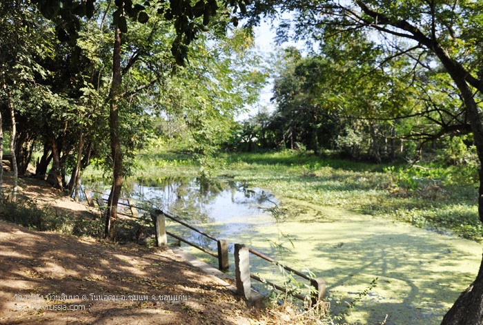 ใบเสมาหินทรายวัดสระพัง บ้านบัวสิมมา ต.โนนอุดม อ.ชุมแพ จ.ขอนแก่น